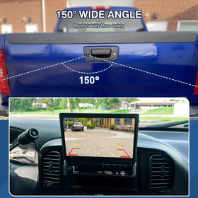 ACAUTO handle installed on Silverado showing real-world fit and easier reversing benefit