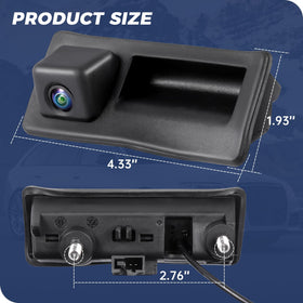 ACAUTO installed on Audi trunk handle demonstrating OEM-style replacement benefit