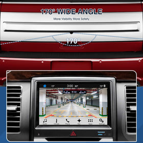 ACAUTO camera installed on Ford Flex tailgate showing accurate fit