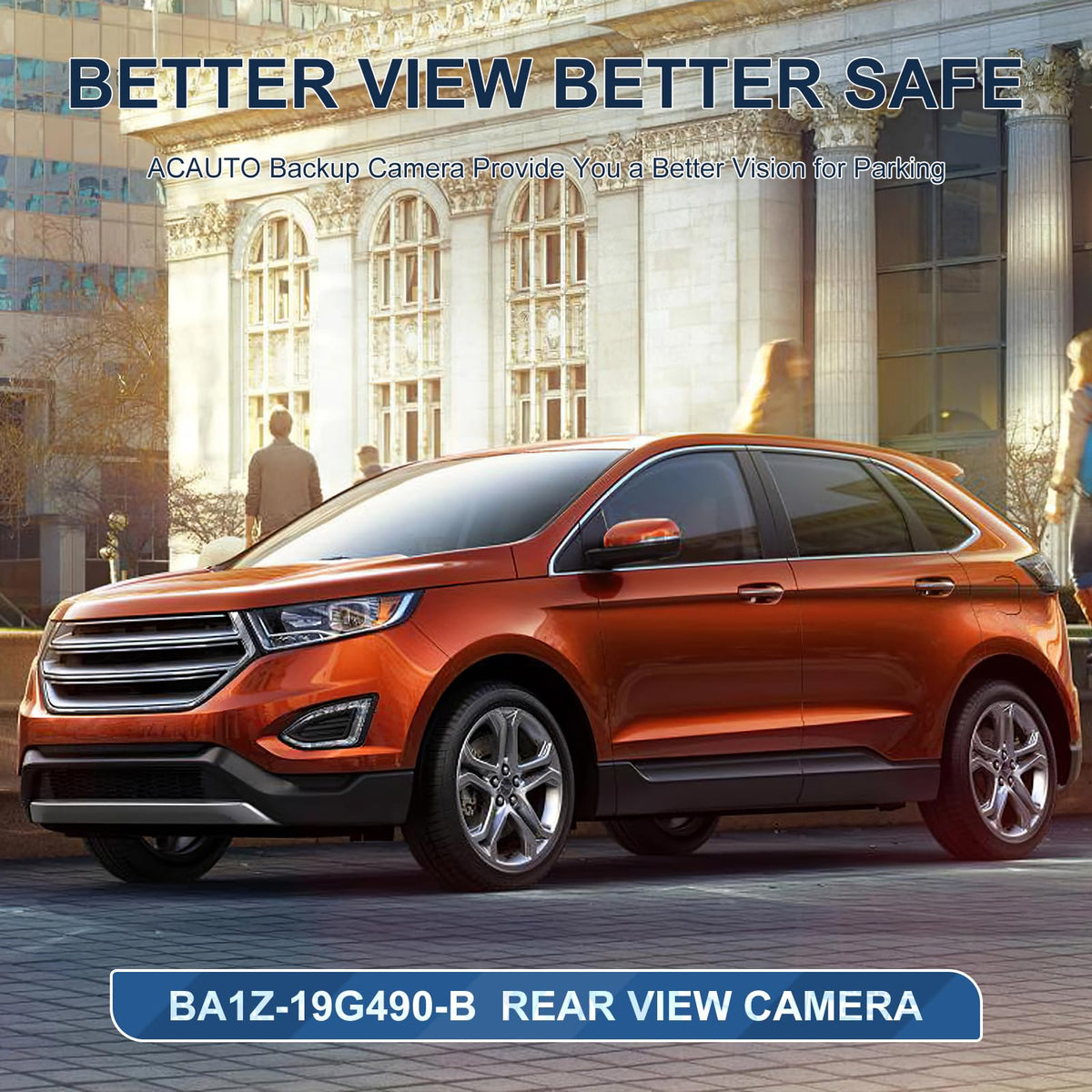 ACAUTO camera active in parking scene improving confidence during reverse maneuvers