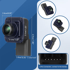 ACAUTO plug and play reverse camera for quick installation.