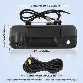 ACAUTO RCA video connection lets you link to most displays and monitors.