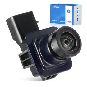 ACAUTO front view of backup camera showing factory-fit design and easy replacement benefit