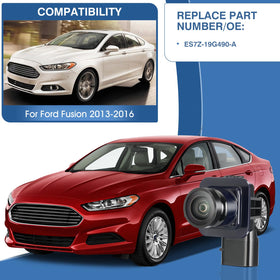 ACAUTO rear camera mounting detail highlighting secure fit and correct alignment benefit