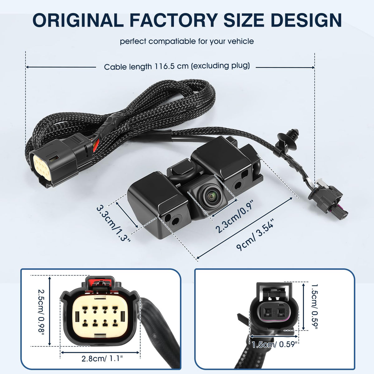 ACAUTO camera held in hand demonstrating compact size and compatibility