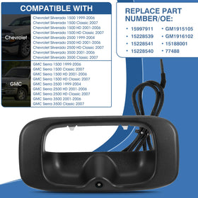 ACAUTO 150-degree viewing-angle camera captures wider parking guidance for Sierra.