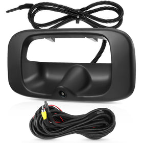 ACAUTO tailgate-handle rear camera provides clearer reverse visibility on Silverado.