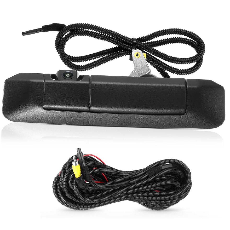ACAUTO front view of tailgate handle replacement showing clean fit and reliable function