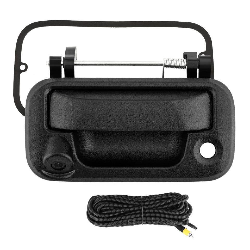 ACAUTO front view tailgate handle showing clean OEM-style finish and improved sight lines