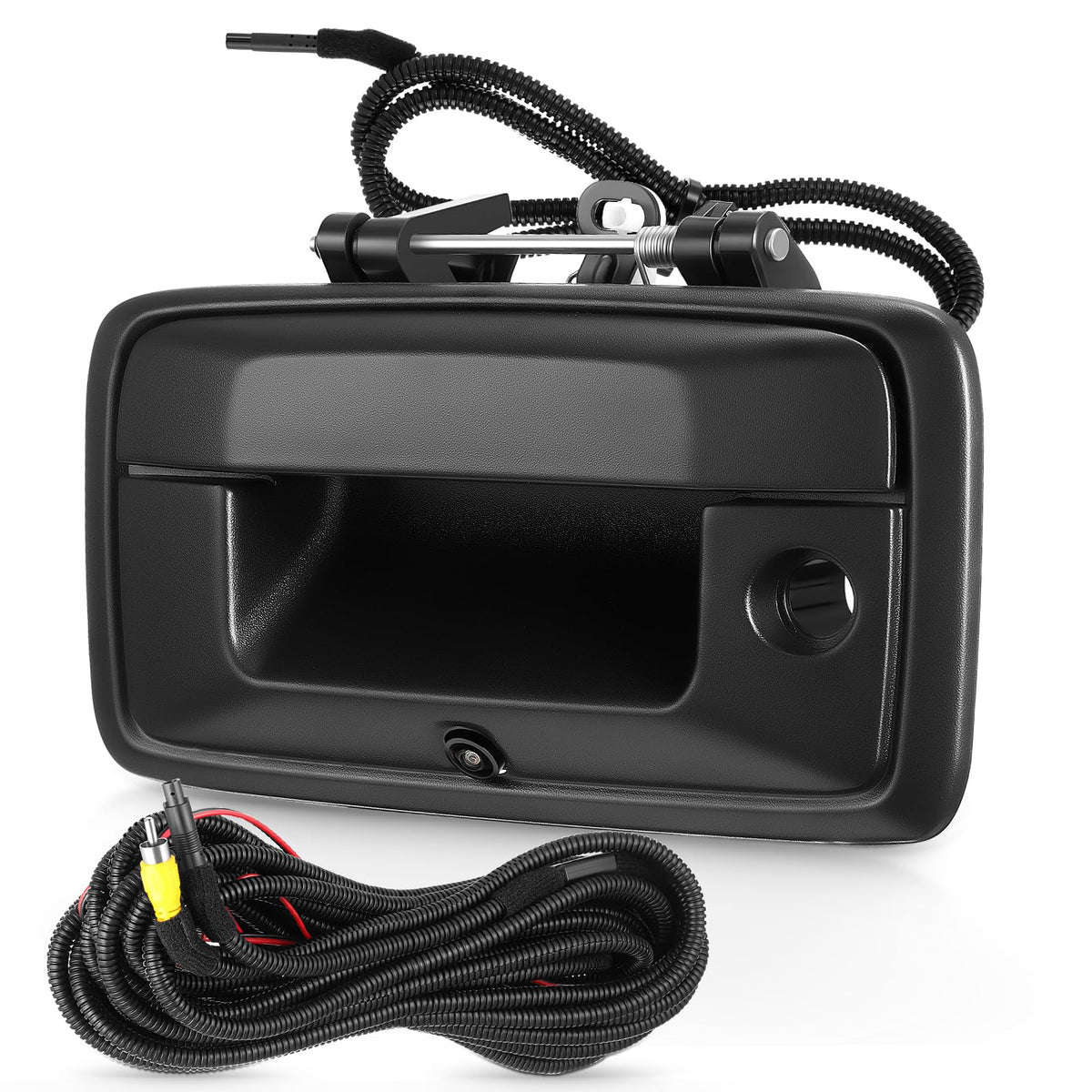 ACAUTO front view of tailgate handle assembly showing exact replacement fit and durability