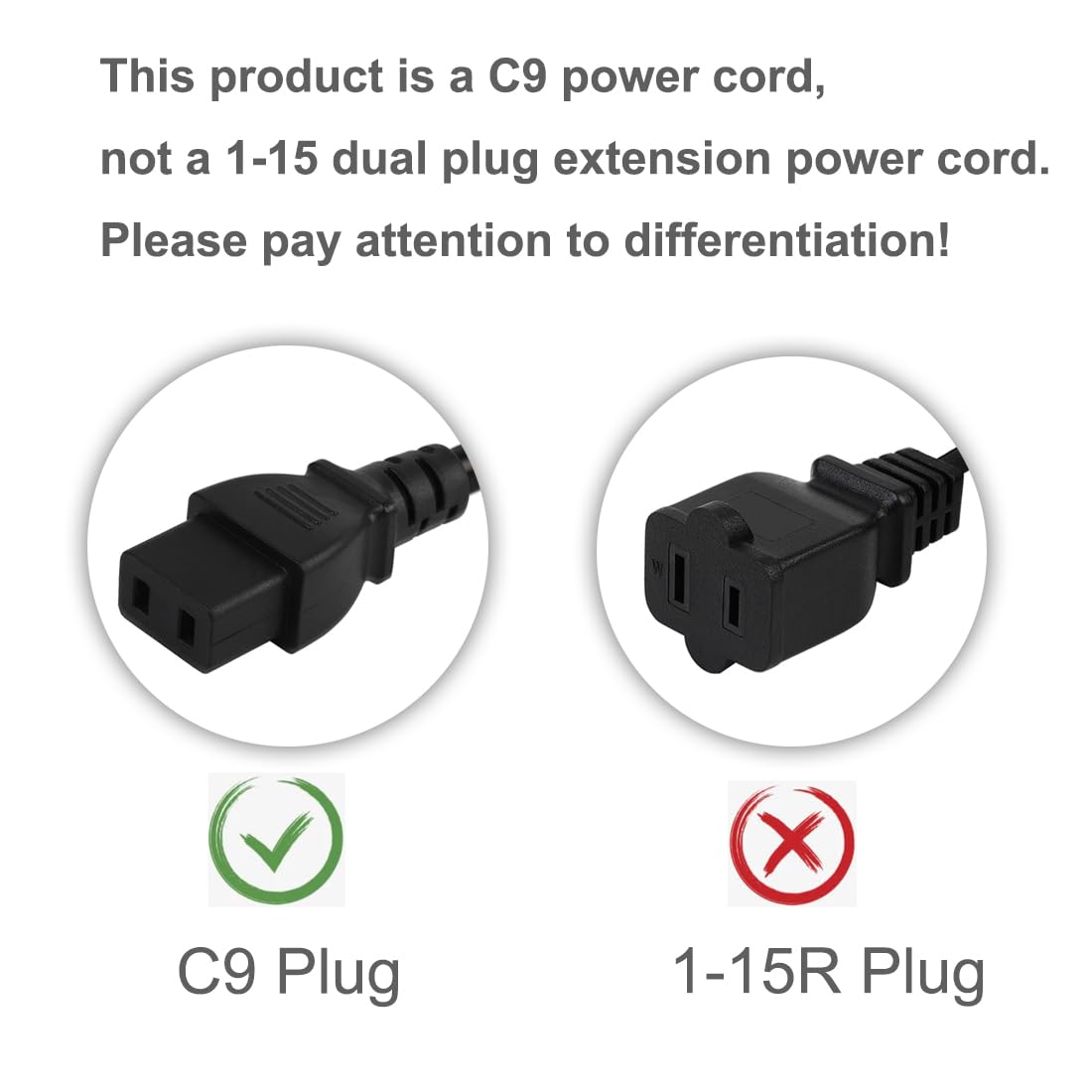 acbroad closeup of IEC C9 connector revealing precise fit and contact quality