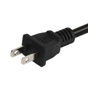 acbroad power cord in use with vintage synthesizer ensuring correct power fit