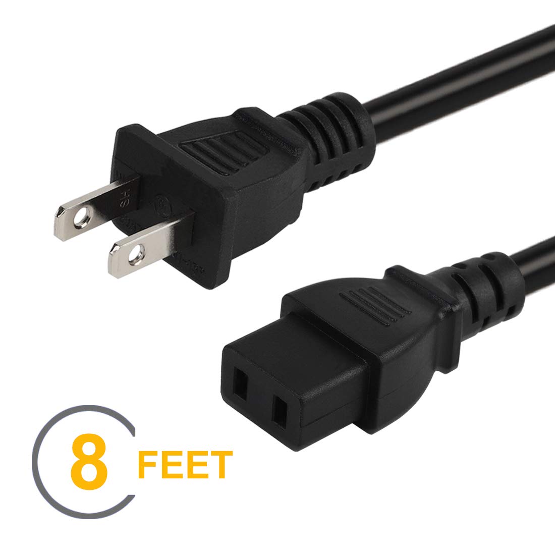 acbroad cable length laid out to show 8ft reach for flexible placement