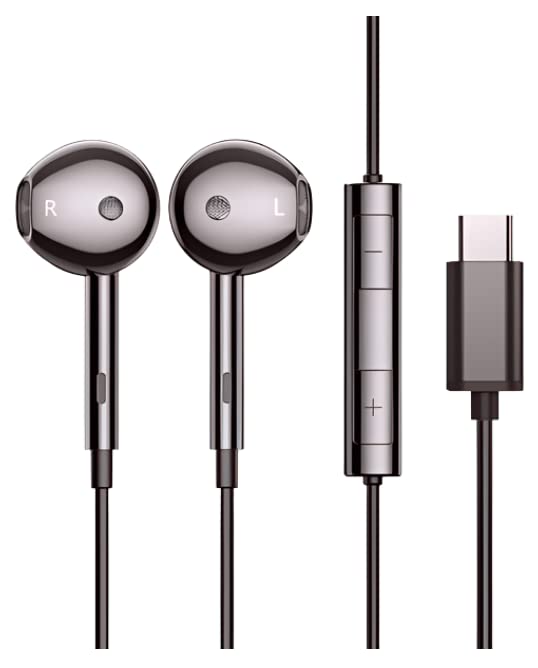 Accessonico USB‑C earbuds front packaging showing model and benefits
