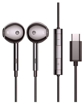 Accessonico USB‑C earbuds front packaging showing model and benefits