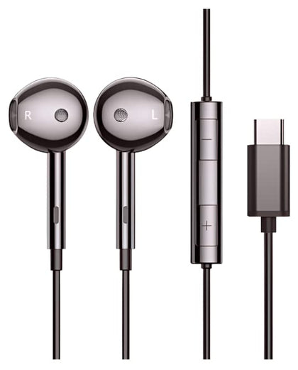 Accessonico USB‑C earbuds front packaging showing model and benefits