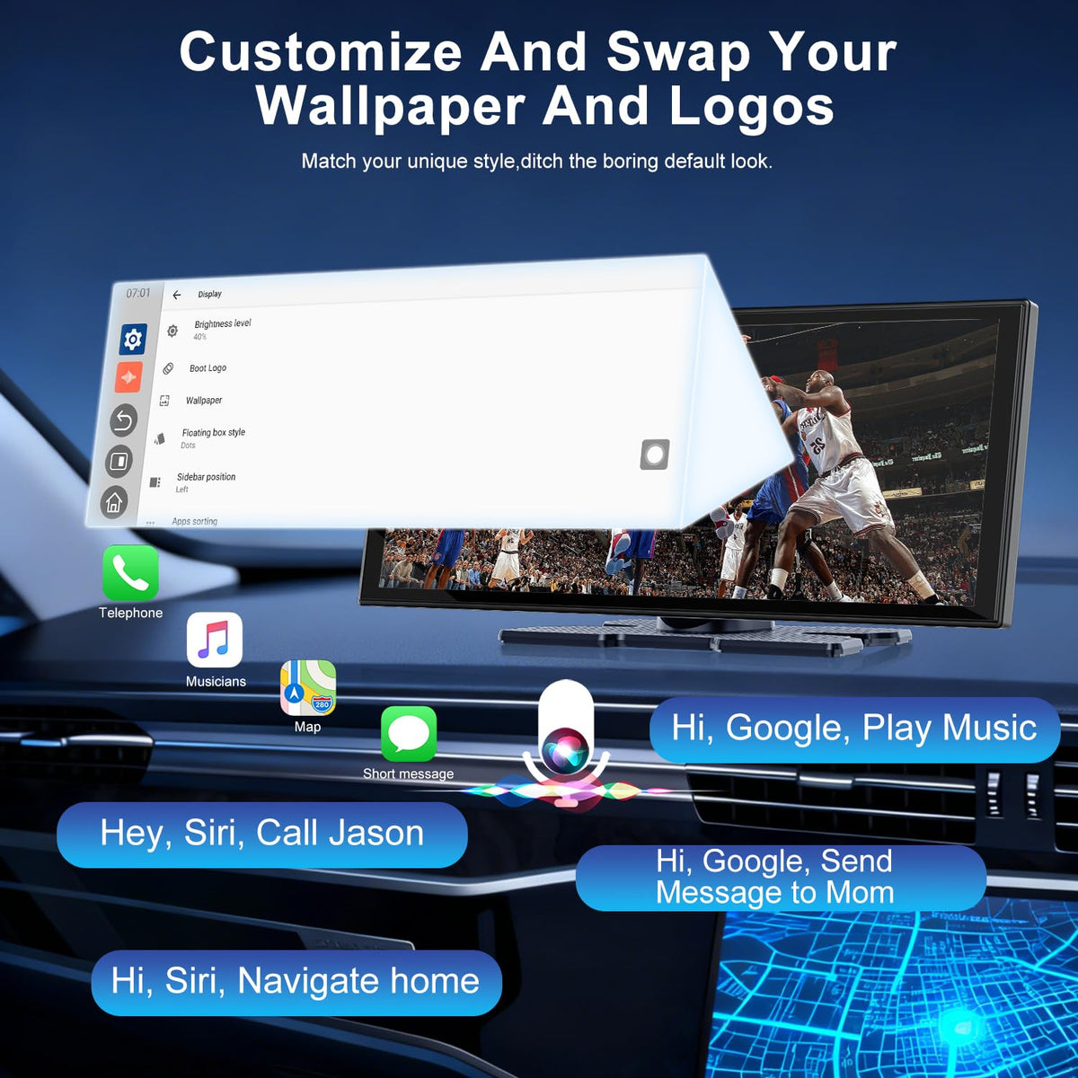 Accfly wallpaper customization via SD card slot