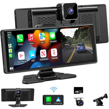 Accfly front display showing CarPlay for quick navigation