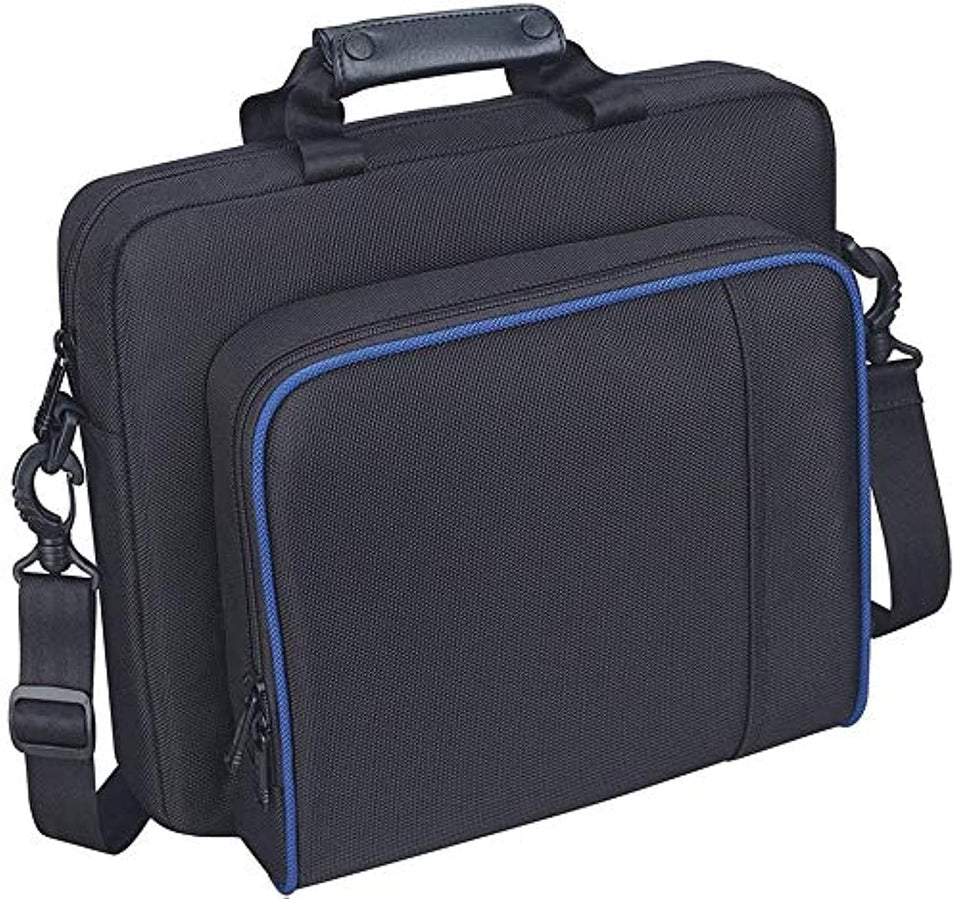 ACCOCO PS4 carrying case main pocket securely stores your console on the go
