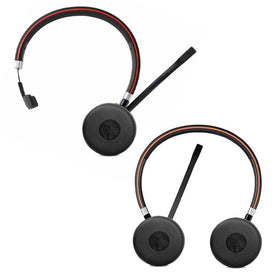 ACCOUTA headset in office use illustrating comfortable all-day wear