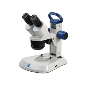 Accu-Scope EXS-210-13 with rotatable turret enables quick 1X or 3X magnification for demonstrations