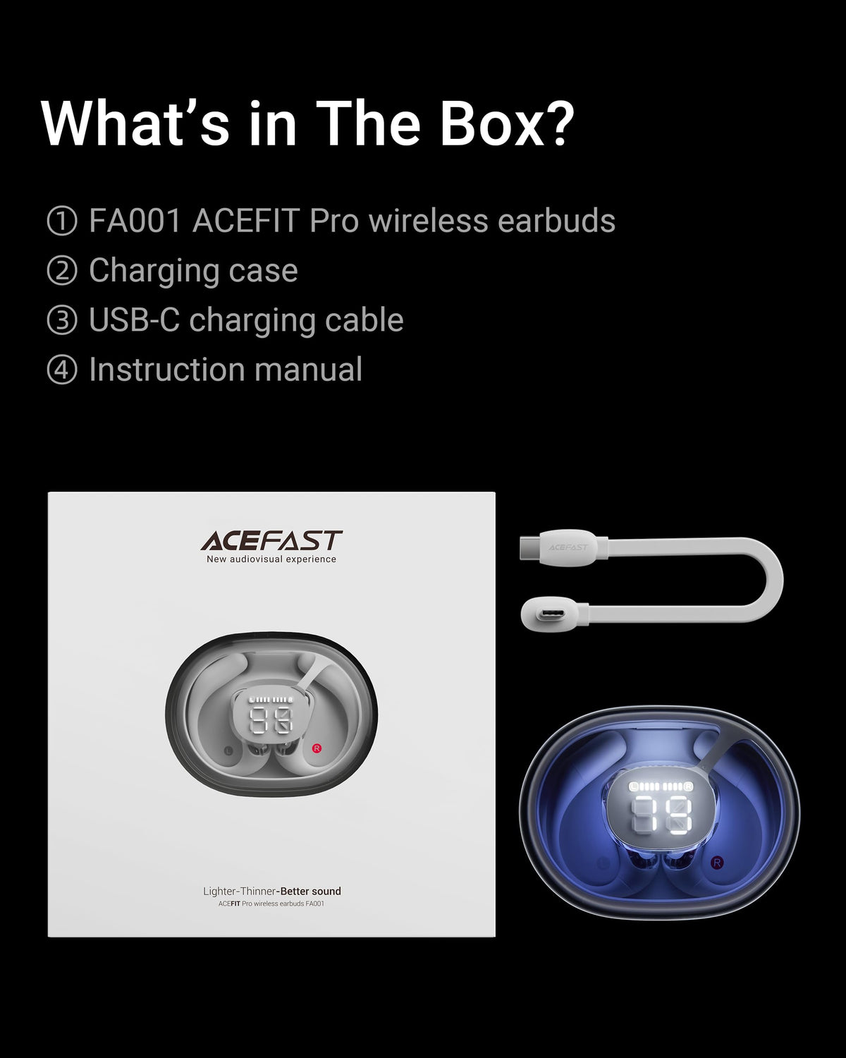 ACEFAST AceFit Pro call and display demo showing clear voice pickup and battery status