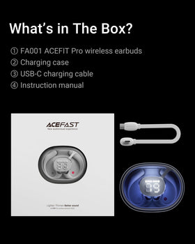 ACEFAST AceFit Pro call and display demo showing clear voice pickup and battery status