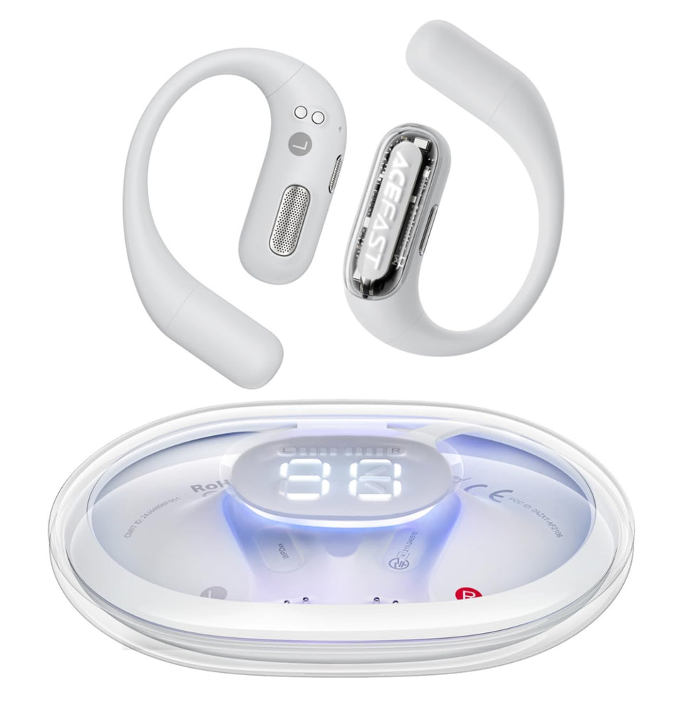 ACEFAST AceFit Pro front view showing sleek open-ear design and comfort
