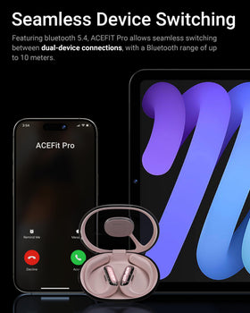 ACEFAST AceFit Pro with water droplets to show IP54 sweat resistance benefit