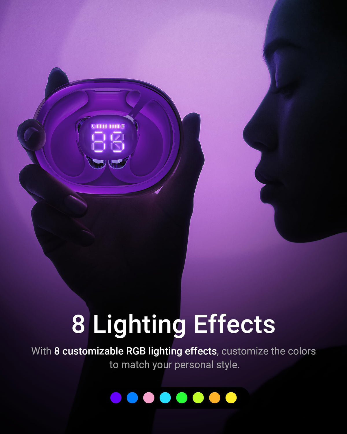 ACEFAST lifestyle image of runner at night showing safety lighting benefit
