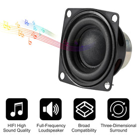 ACEIRMC durable metal diaphragm woofer close-up view