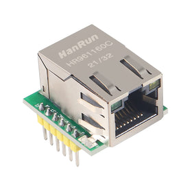 LED indicators show full duplex, link status, and activity for debugging.