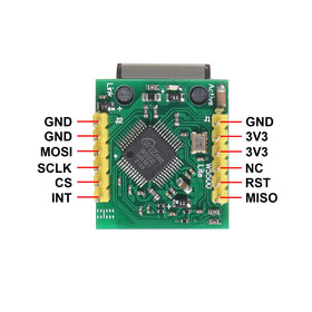 Embedded TCP/IP stack in ACEIRMC W5500 enables fast network setup.