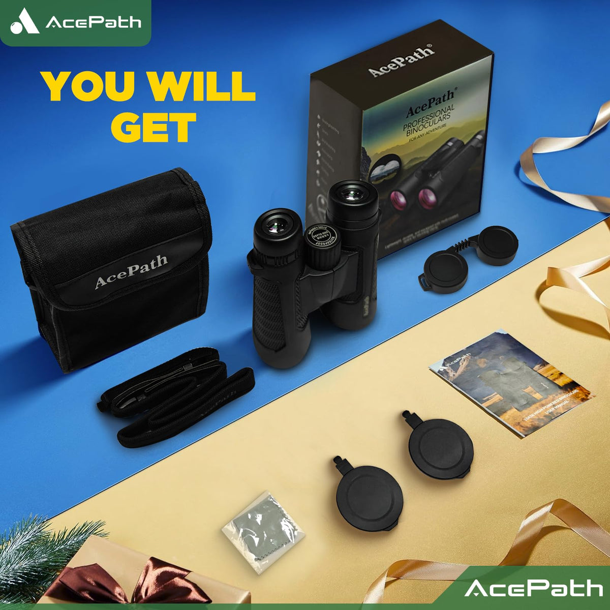 AcePath carrying case and accessories for travel convenience and storage