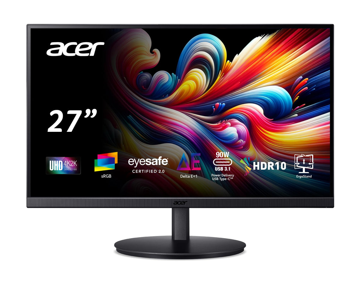 Acer CB272K ultra-thin bezel 27 display for immersive edge-to-edge viewing