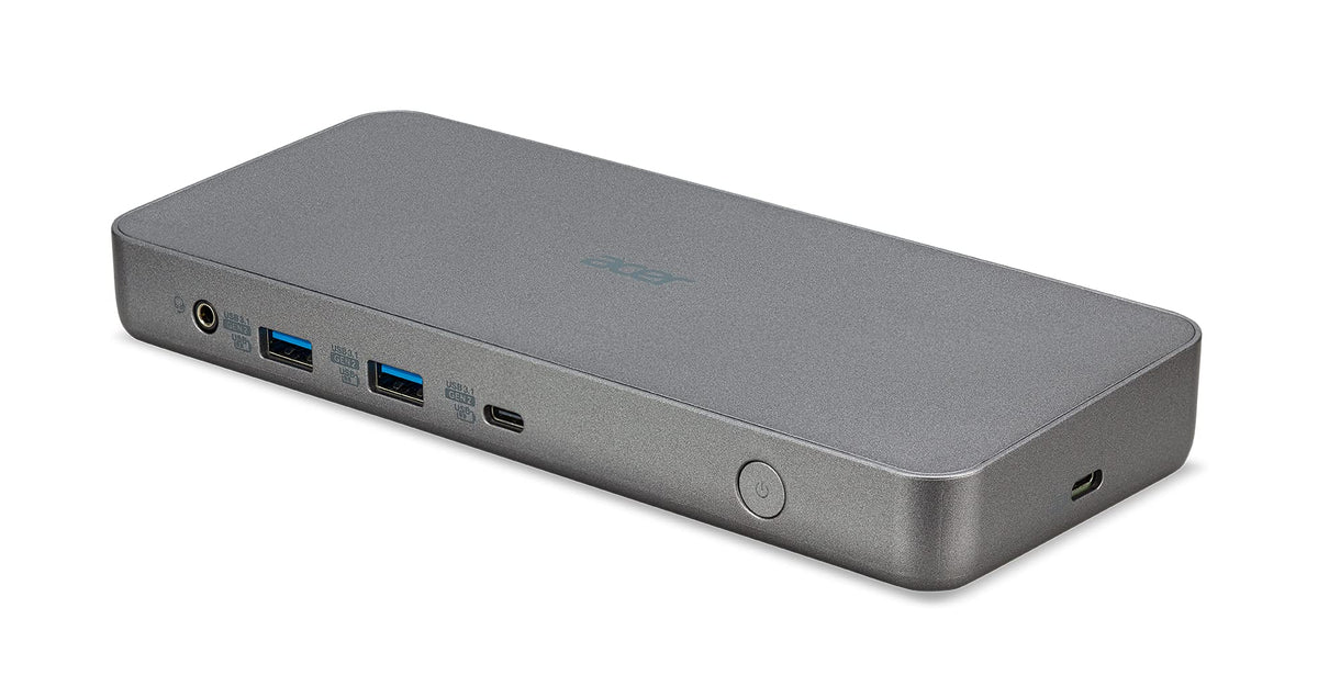 Acer USB-C port on the dock providing high-speed 10 Gbps data transfers