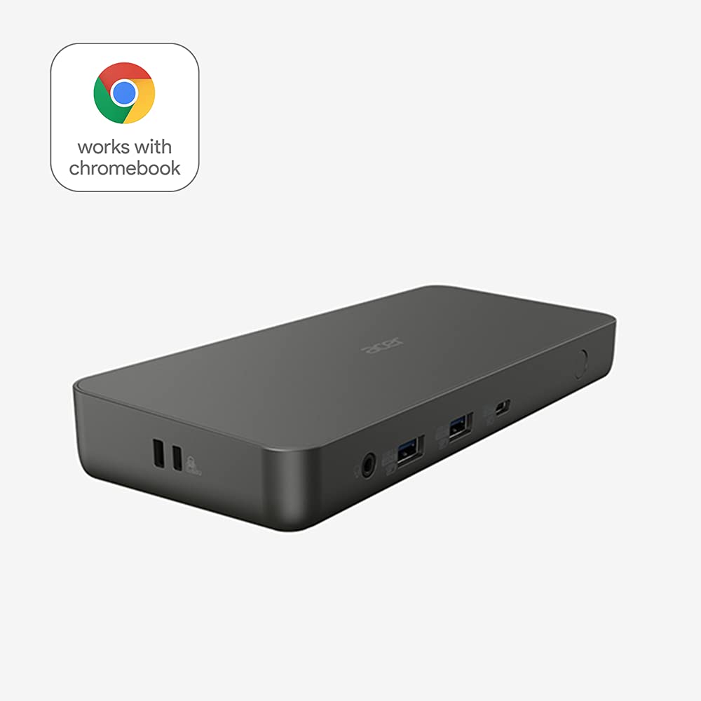 Acer dock certified Works With Chromebook for seamless ChromeOS use