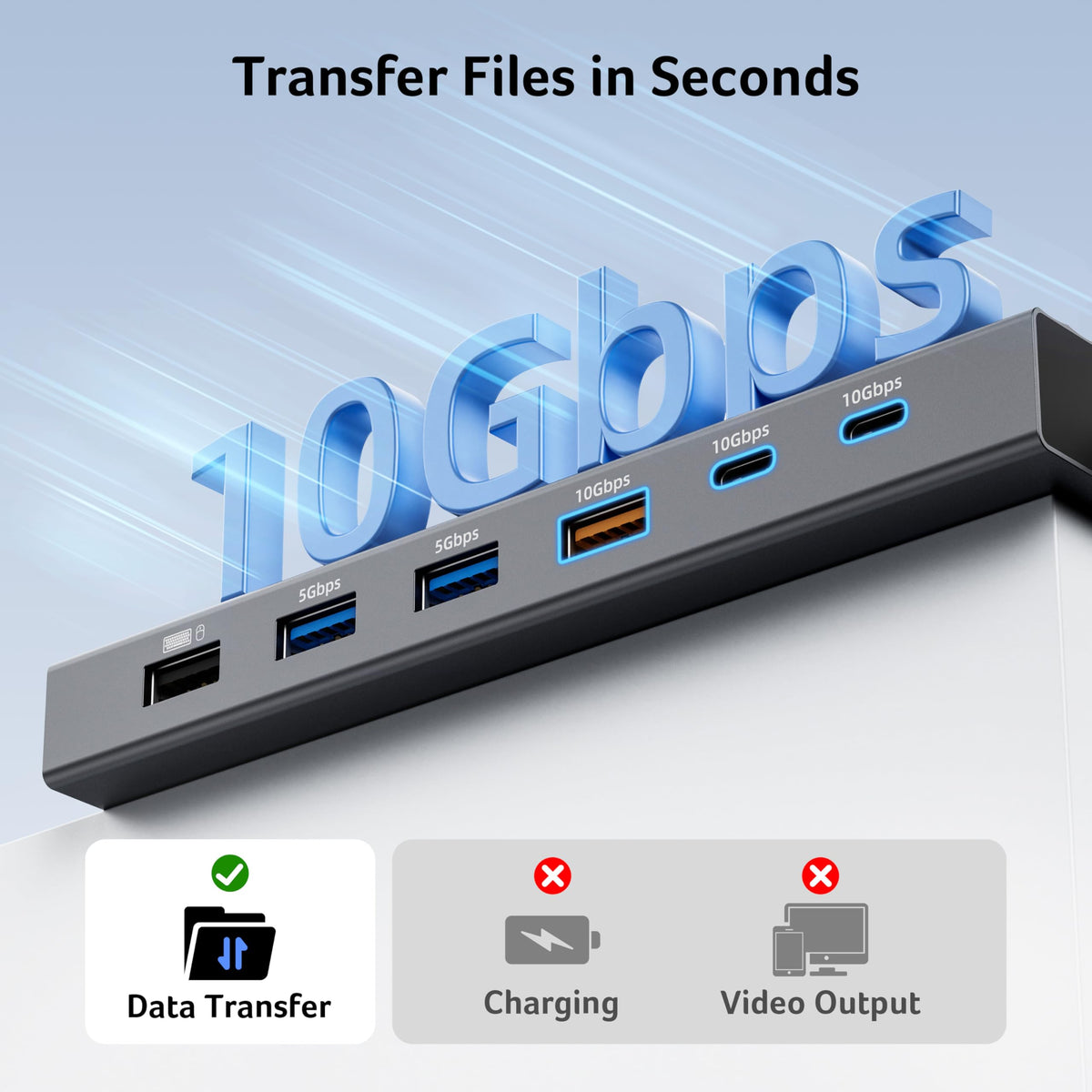 Acer docking station SD/MicroSD slots enable quick media transfer