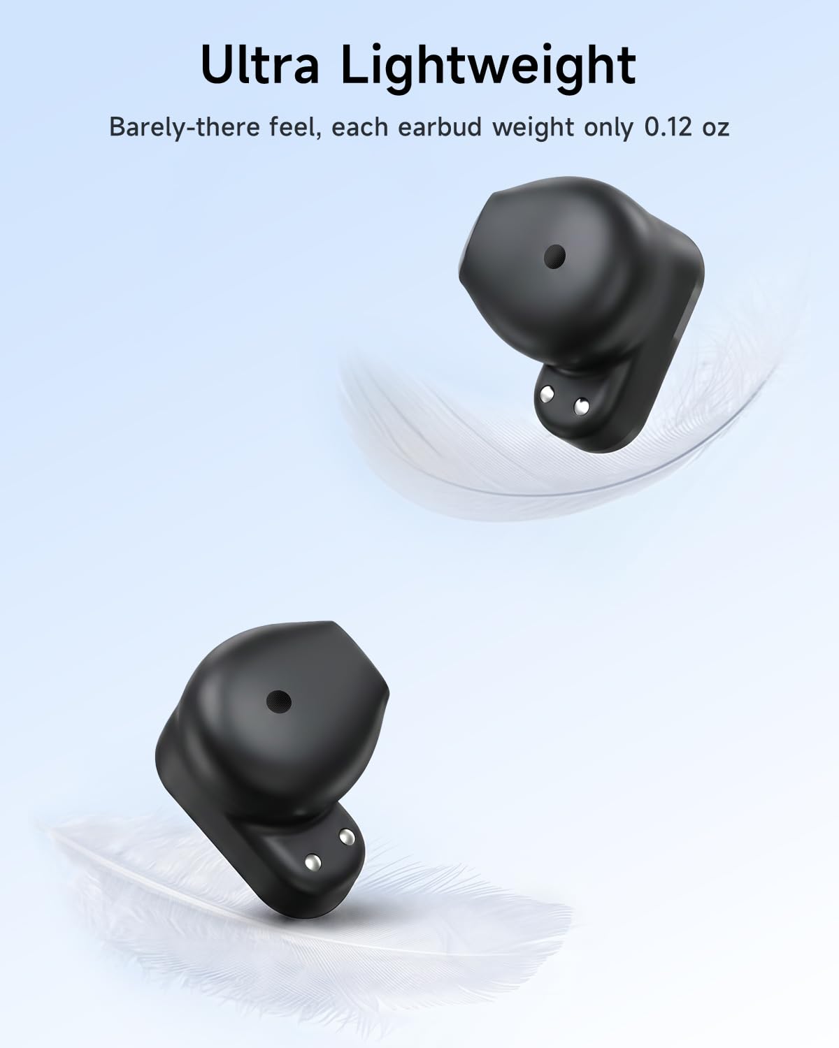 Acer earbud close-up on 13mm driver highlighting deep bass performance benefit richer sound