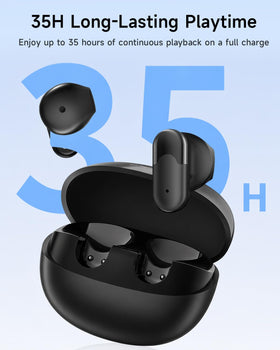 Acer earbuds touch controls demo showing easy taps for playback benefit seamless control