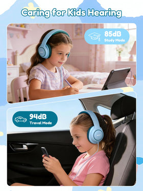 Acer headphones folded flat highlighting compact storage benefit for backpacks