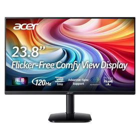 Acer KA242Y zero-frame front view for immersive multitasking