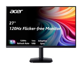 Acer KB272 bezel view highlighting a slim frameless design for multi-monitor setups.