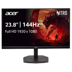 Acer KG241Y front view with a slim zero-frame design for immersive setups.