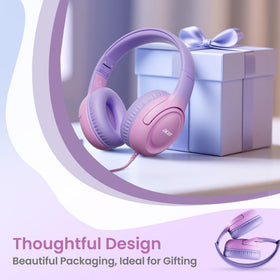Acer Kids Headphones braided nylon cable resists tangles and bends.