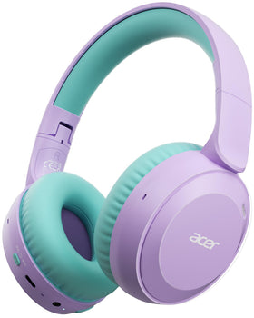 Acer Kids Headphones foldable design for compact travel and storage.