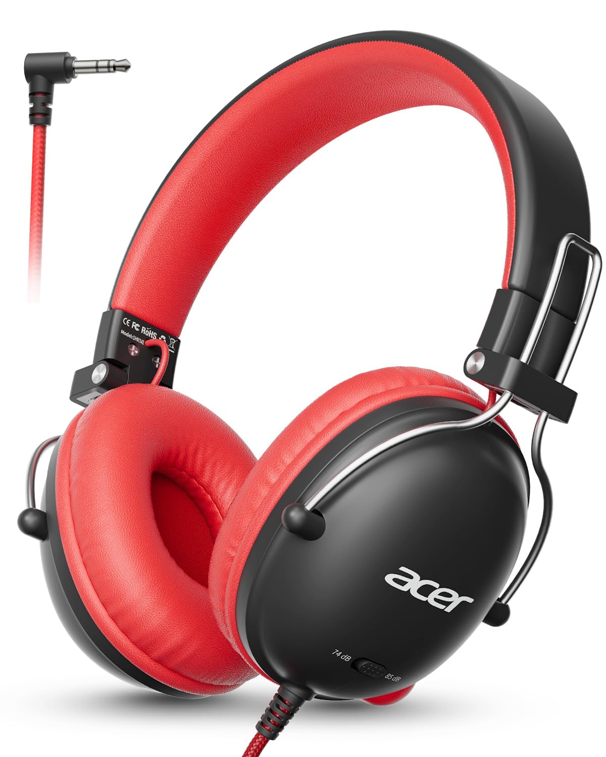 Acer Kids Headphones foldable design for compact school and travel use