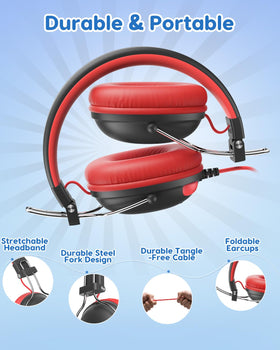 Acer Kids Headphones universal 3.5mm compatibility with tablets and Chromebooks