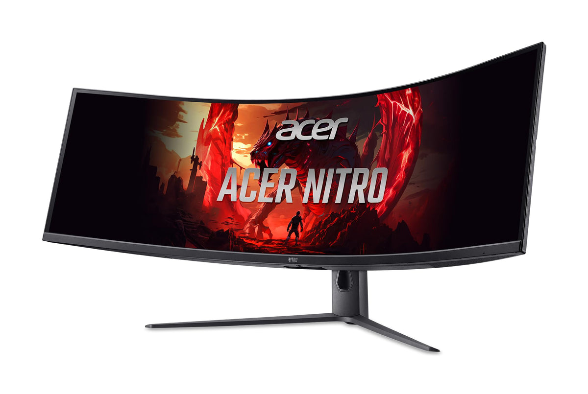 Acer Nitro 1000R curvature keeps visuals comfortable across the panel.