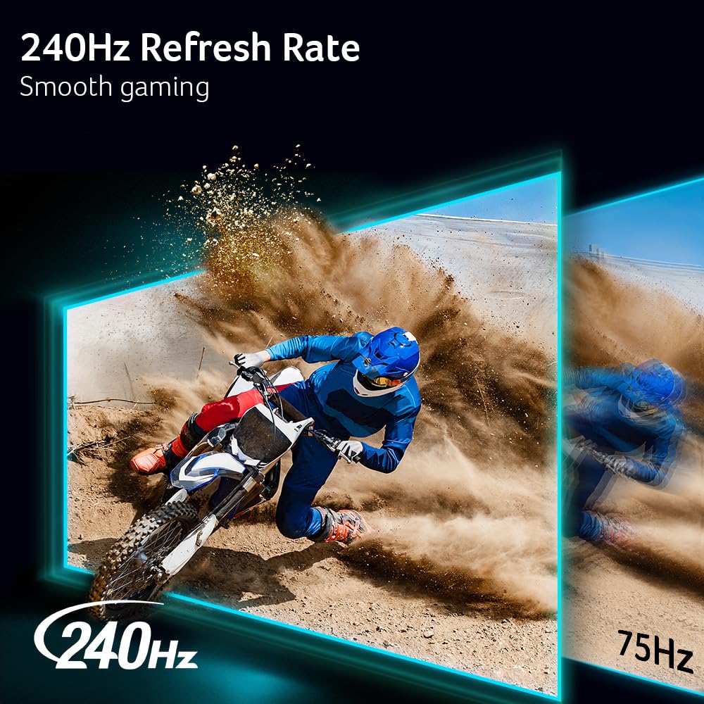 Acer Nitro 31.5-inch monitor with 240Hz for fluid action.